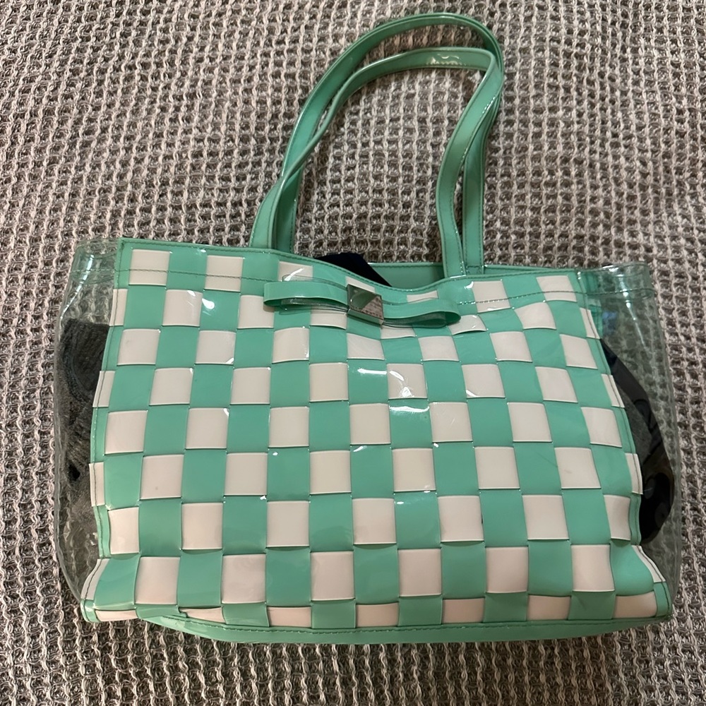 Ted Baker Woven Icon Plastic Teal Bag